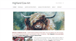 Desktop Screenshot of highlandcowart.com